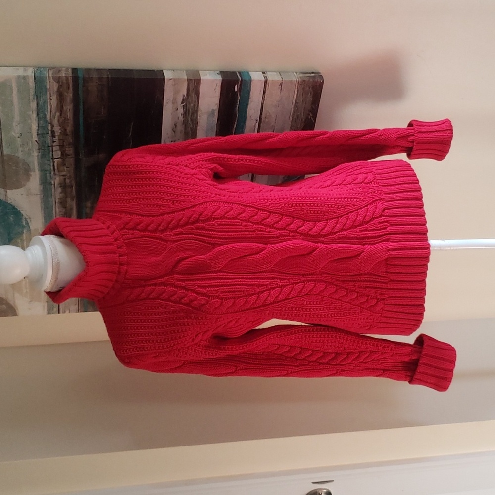 Lands' End Drifter Cable Turtleneck sweater